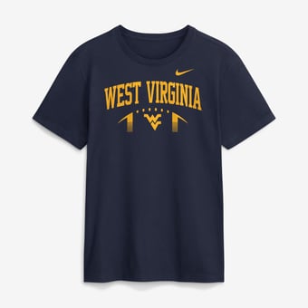 Men's Nike  Navy West Virginia Mountaineers Primetime Football Icon T-Shirt