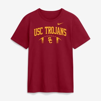 Men's Nike  Cardinal USC Trojans Primetime Football Icon T-Shirt
