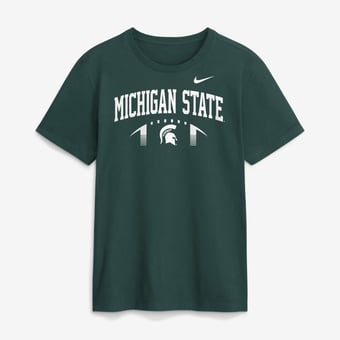 Men's Nike  Green Michigan State Spartans Primetime Football Icon T-Shirt