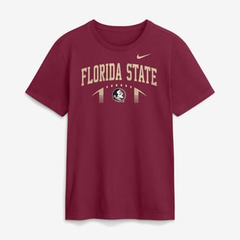 Men's Nike  Garnet Florida State Seminoles Primetime Football Icon T-Shirt