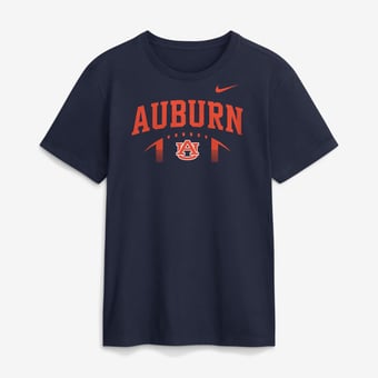 Men's Nike Navy Auburn Tigers Primetime Football Icon T-Shirt
