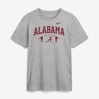 Men's Nike  Heather Gray Alabama Crimson Tide Primetime Football Icon T-Shirt