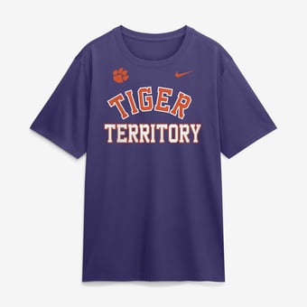 Men's Nike  Purple Clemson Tigers Primetime Arch Mantra Legend Dri-FIT T-Shirt