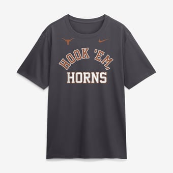 Men's Nike  Anthracite Texas Longhorns Primetime Arch Mantra Legend Dri-FIT T-Shirt