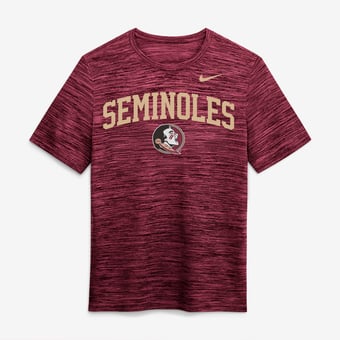 Men's Nike  Garnet Florida State Seminoles Primetime Arch Logo Velocity Dri-FIT T-Shirt