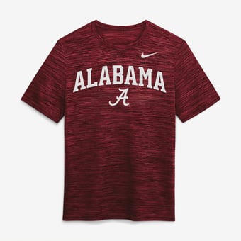 Men's Nike  Crimson Alabama Crimson Tide Primetime Arch Logo Velocity Dri-FIT T-Shirt