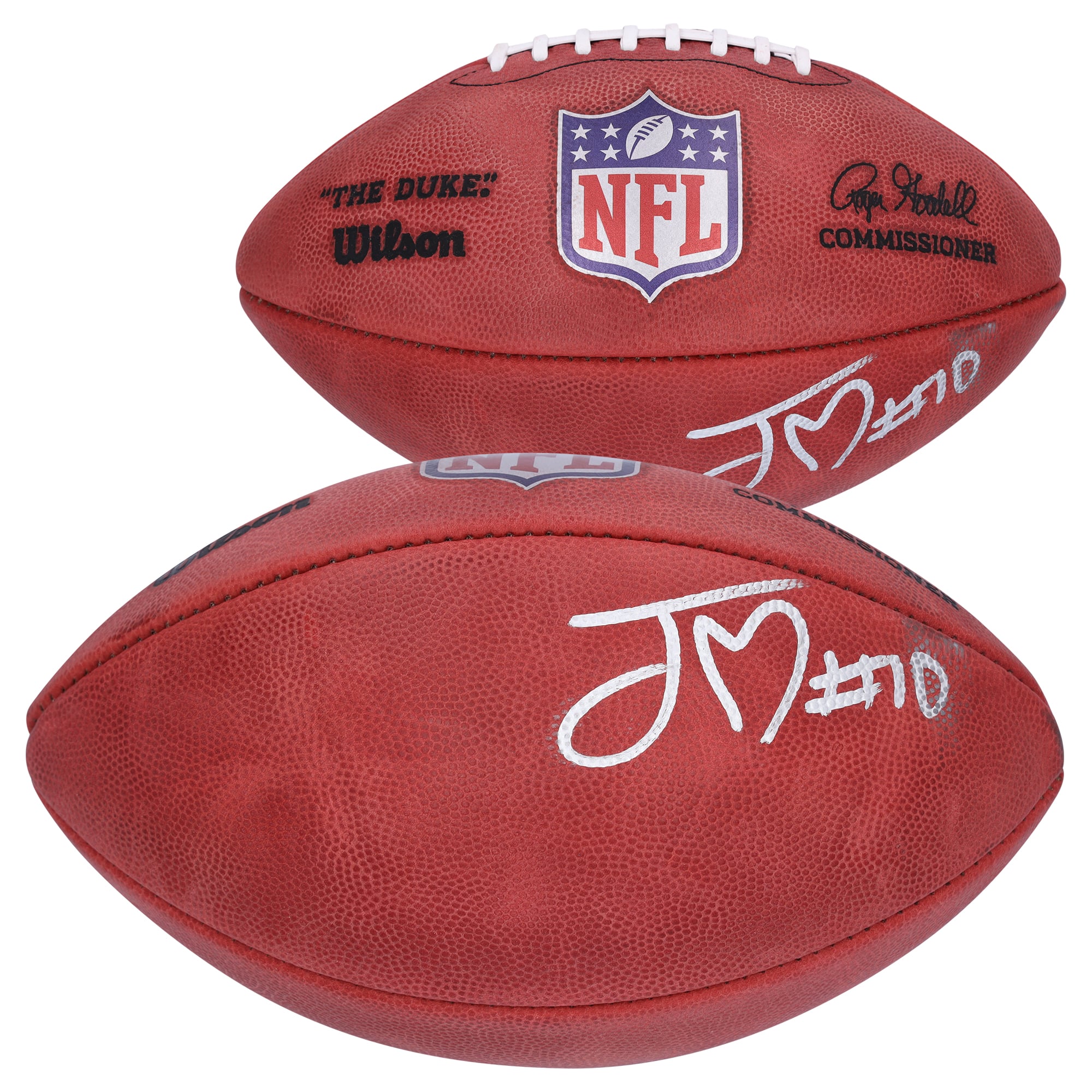 Jordan Love Green Bay Packers Autographed Duke Full Color Football