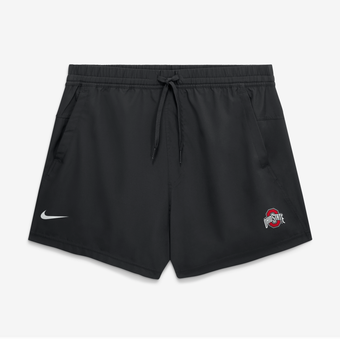 Men's Nike Black Ohio State Buckeyes Primary Logo Form Dri-FIT Shorts