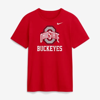 Men's Nike  Scarlet Ohio State Buckeyes Primetime Logo Mantra T-Shirt