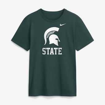 Men's Nike  Green Michigan State Spartans Primetime Logo Mantra T-Shirt