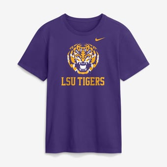 Men's Nike  Purple LSU Tigers Primetime Logo Mantra T-Shirt