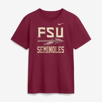 Men's Nike  Garnet Florida State Seminoles Primetime Logo Mantra T-Shirt