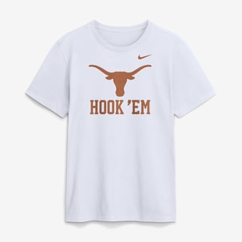 Men's Nike  White Texas Longhorns Primetime Logo Mantra T-Shirt