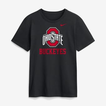 Men's Nike  Black Ohio State Buckeyes Primetime Logo Mantra T-Shirt