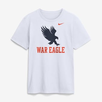 Men's Nike  White Auburn Tigers Primetime Logo Mantra T-Shirt