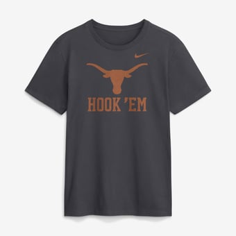 Men's Nike  Anthracite Texas Longhorns Primetime Logo Mantra T-Shirt