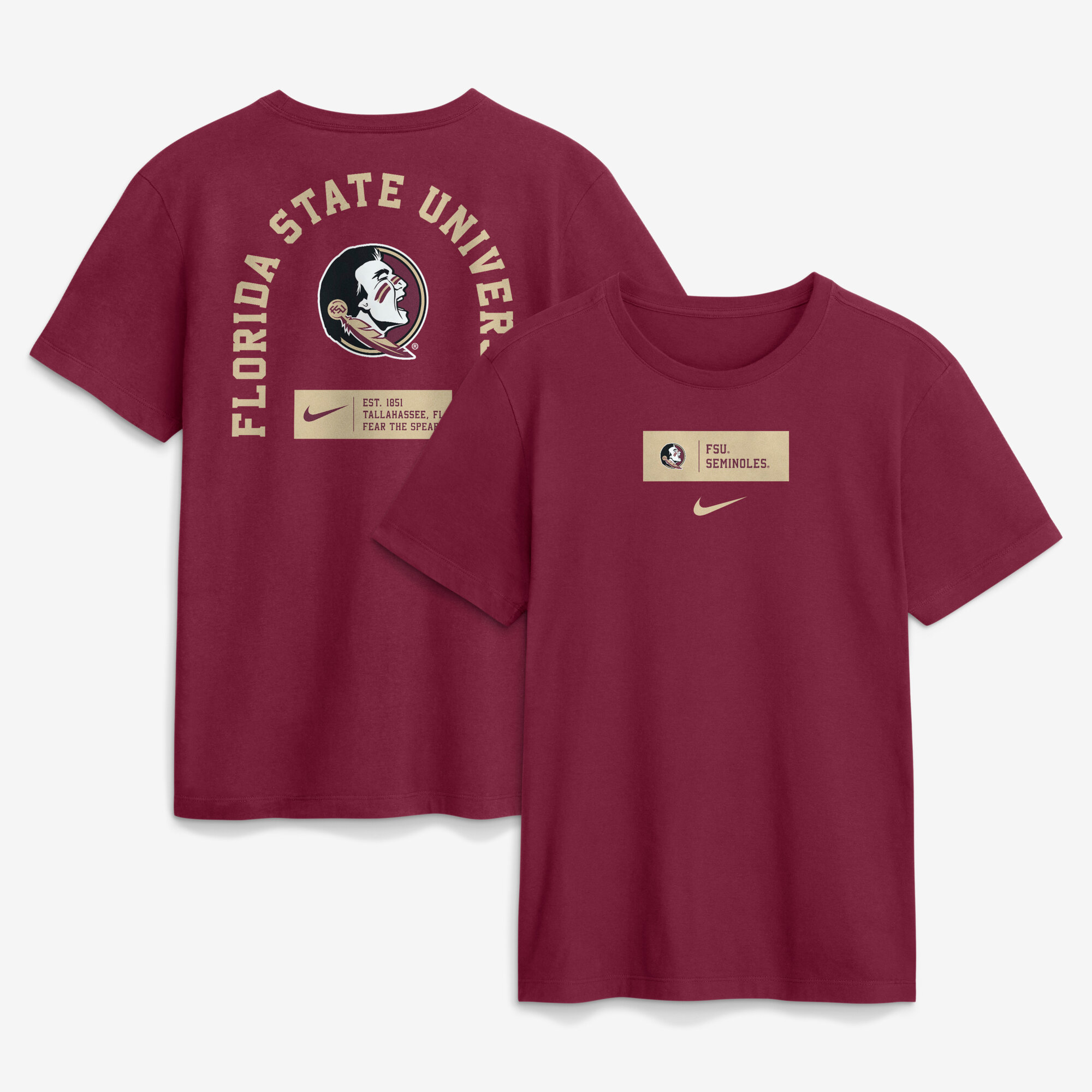 Men’s Nike Garnet Florida State Seminoles Primetime Crew T-Shirt Men’s Nike Garnet Florida State Seminoles Primetime Crew T-Shirt