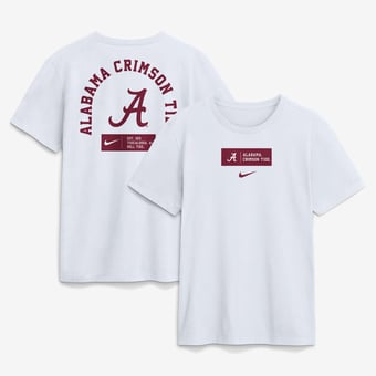 Men's Nike White Alabama Crimson Tide Primetime Crew T-Shirt