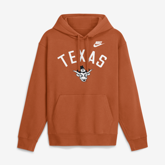 Men's Nike Texas Orange Texas Longhorns Legacy Arch Club Hoodie