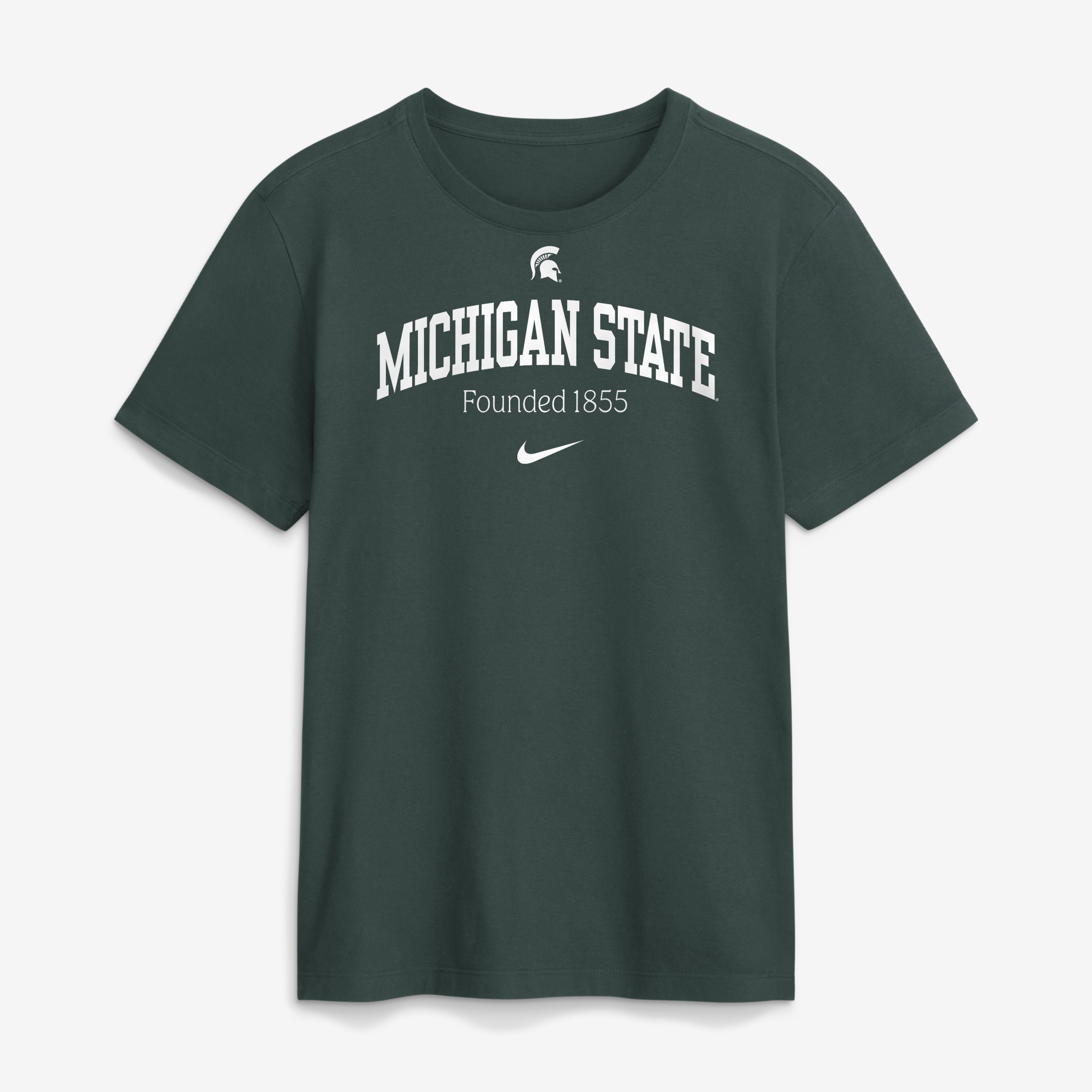 Men's Nike Green Michigan State Spartans Academic Arch T-Shirt