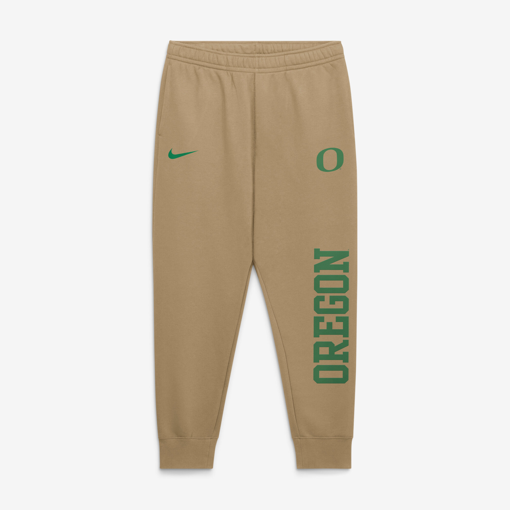 Men's Nike  Beige Oregon Ducks Primetime Club Fleece Joggers