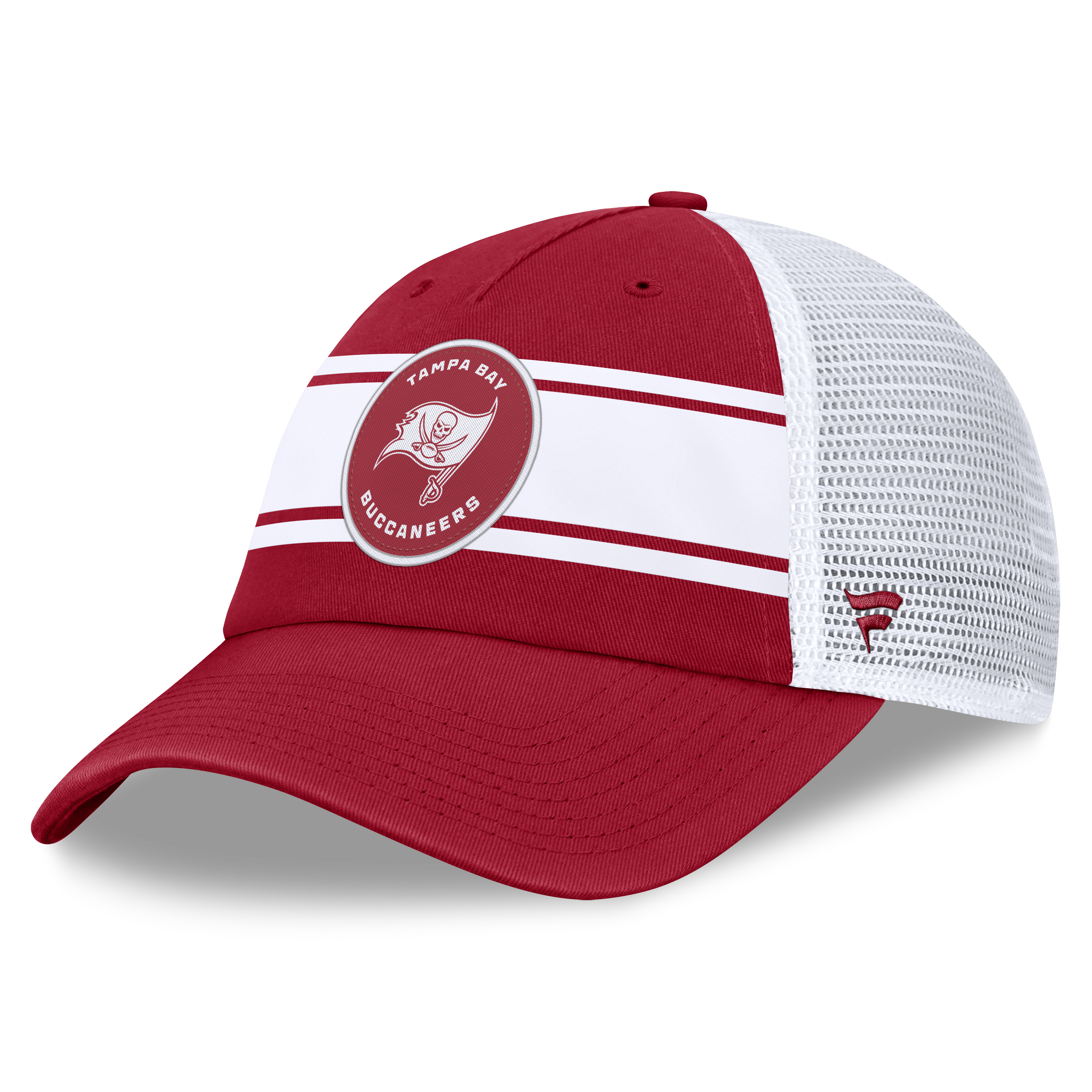 Men's Fanatics Red Tampa Bay Buccaneers Muddle Trucker Adjustable Hat