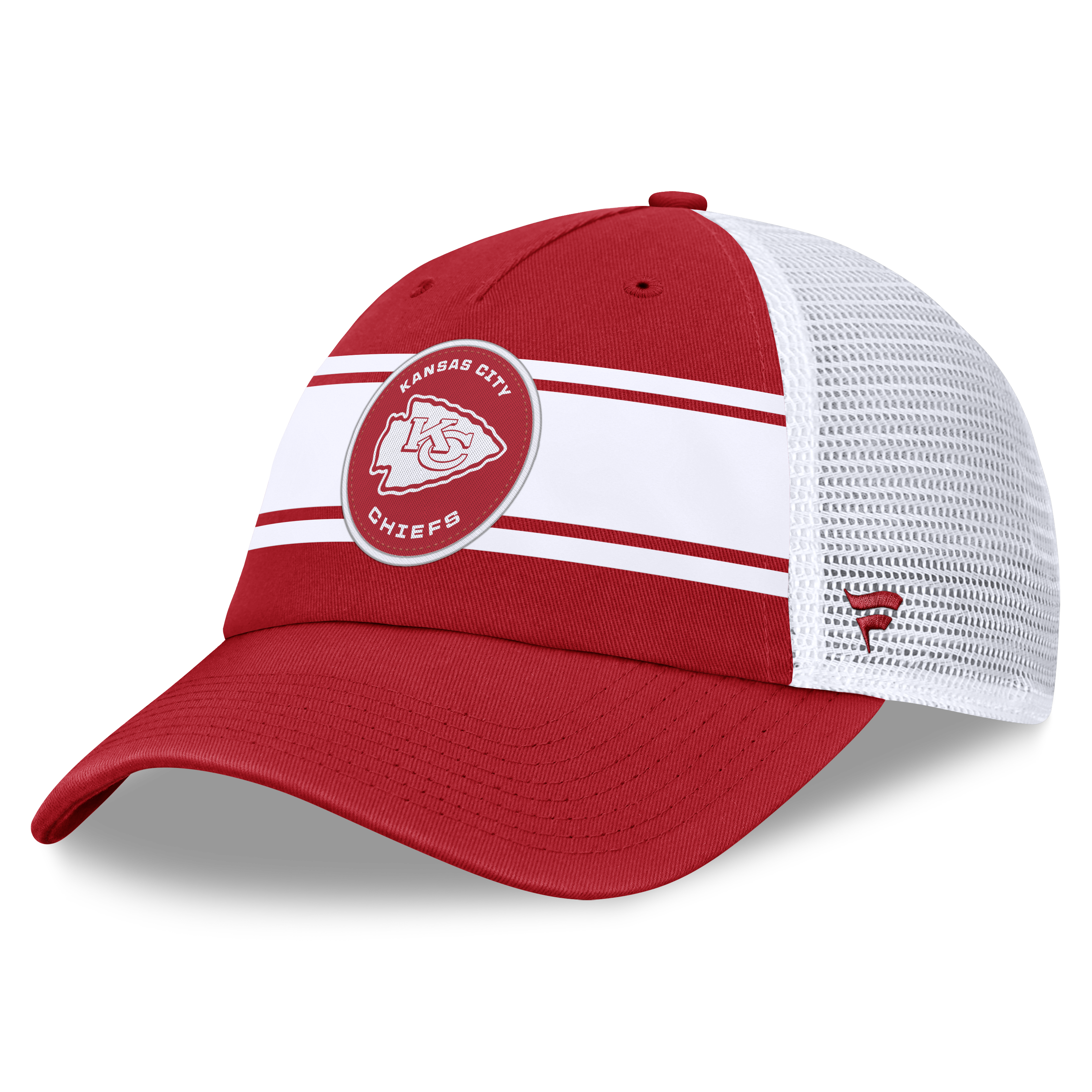 Men's Fanatics Red Kansas City Chiefs Muddle Trucker Adjustable Hat