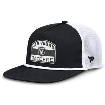 Men's Fanatics Black/White Las Vegas Raiders Guidepost Golfer Adjustable Hat