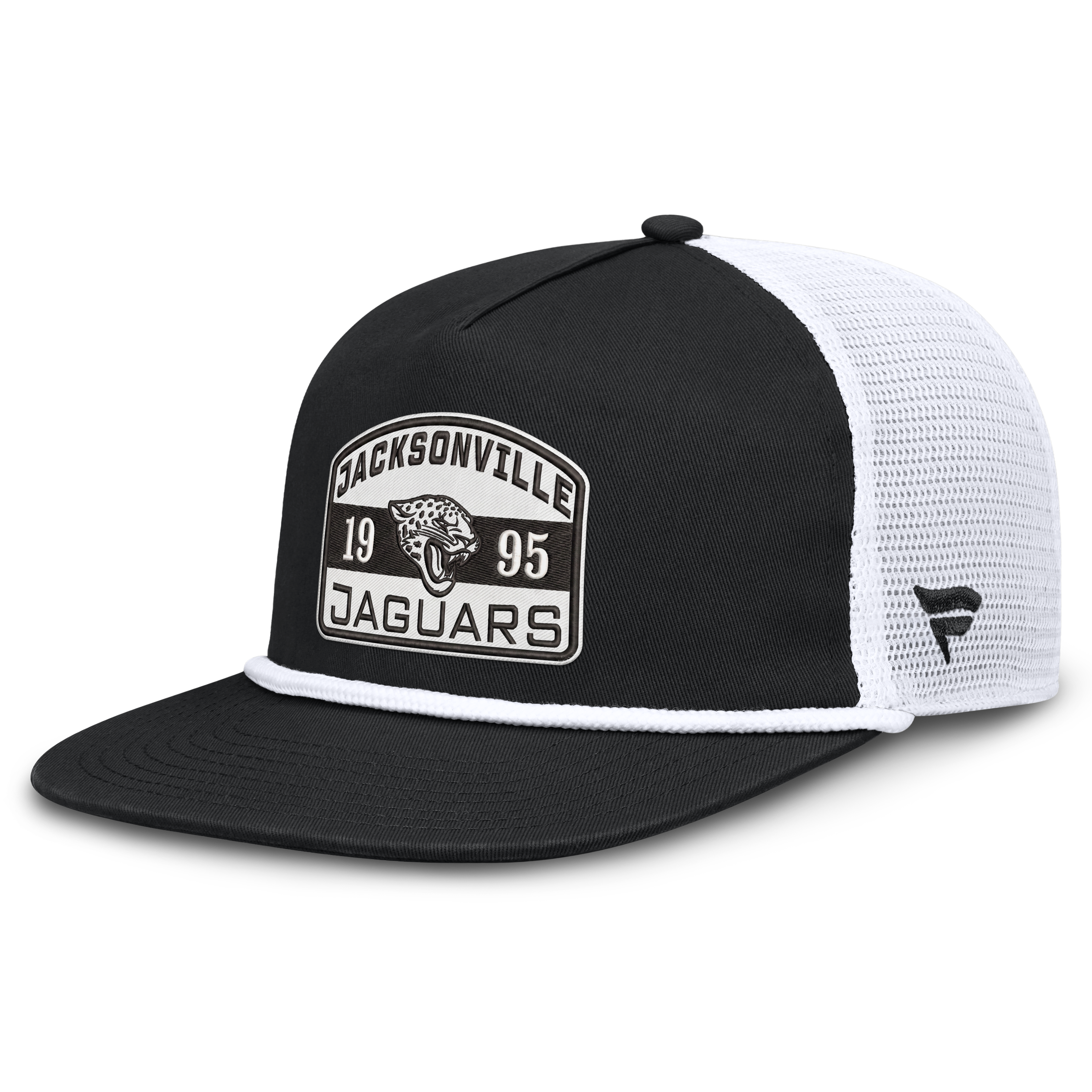 Men's Fanatics Black/White Jacksonville Jaguars Guidepost Golfer Adjustable Hat