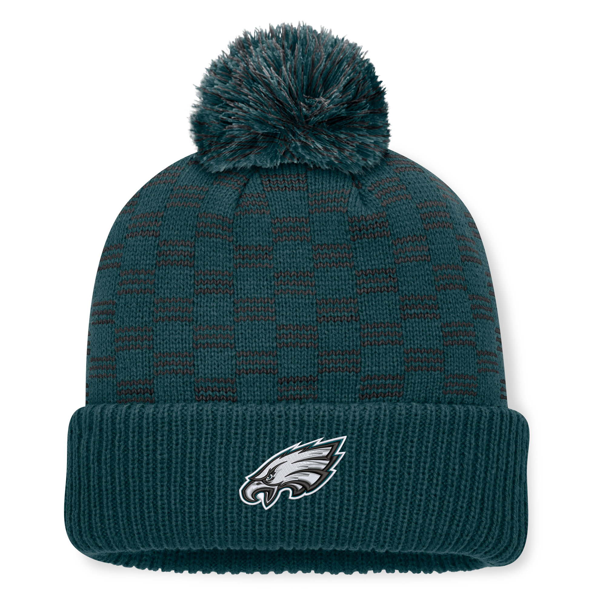 Women's Fanatics Midnight Green Philadelphia Eagles Relic Cuffed Knit Hat with Pom
