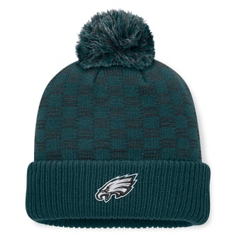Women's Fanatics  Midnight Green Philadelphia Eagles Relic Cuffed Knit Hat with Pom