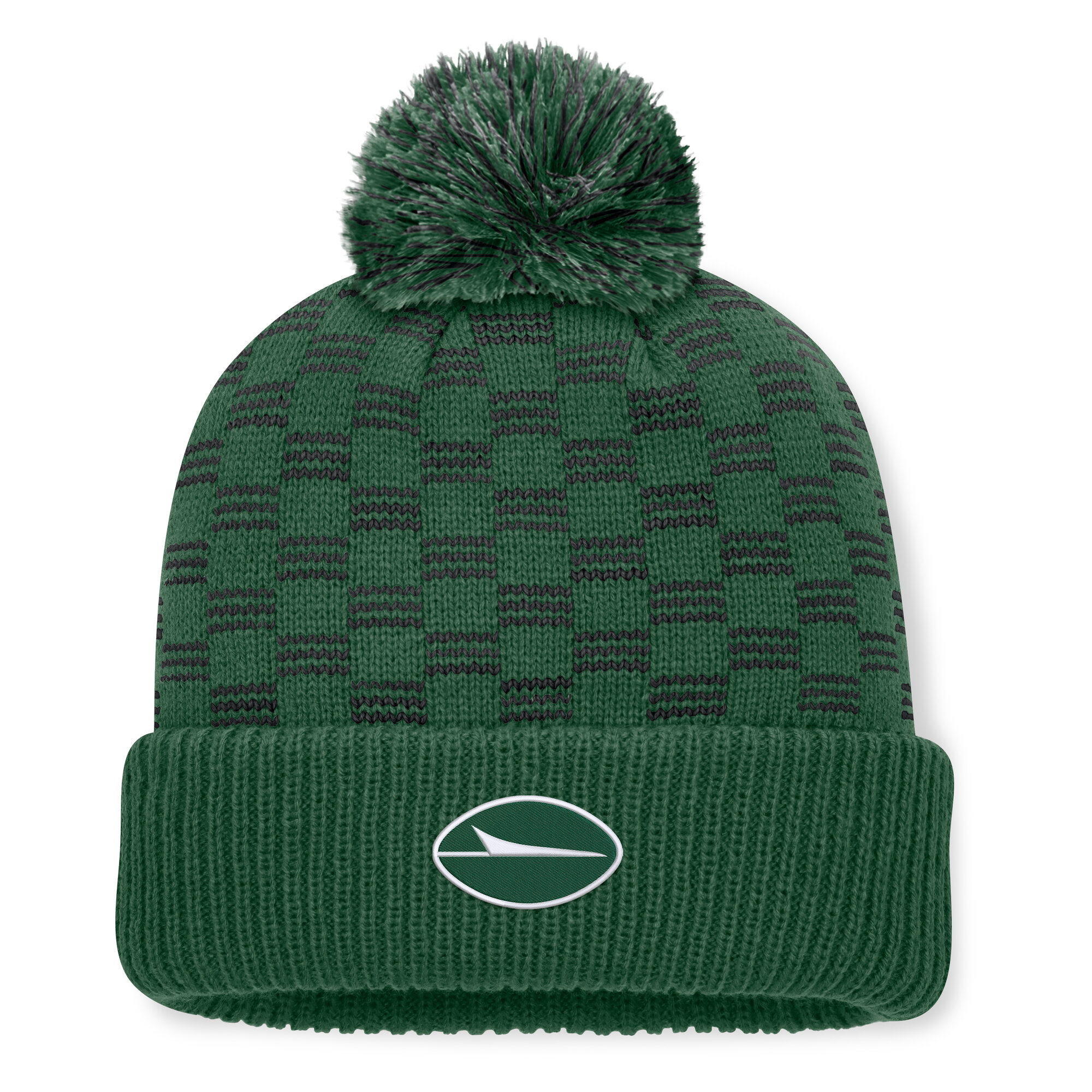 Women's Fanatics Green New York Jets Relic Cuffed Knit Hat with Pom