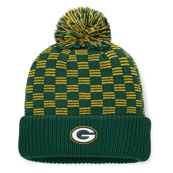 Women's Fanatics  Green Green Bay Packers Relic Cuffed Knit Hat with Pom