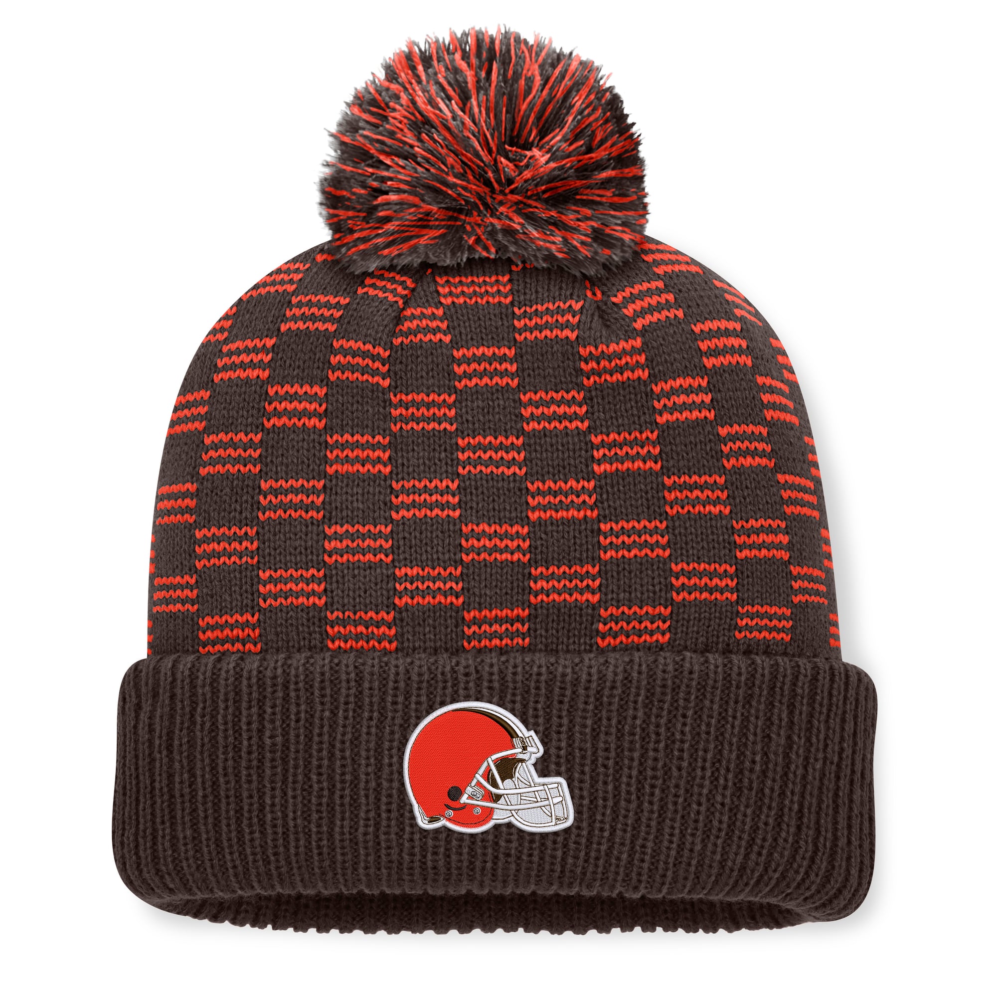 Women’s Fanatics Brown Cleveland Browns Relic Cuffed Knit Hat with Pom Women’s Fanatics Brown Cleveland Browns Relic Cuffed Knit Hat with Pom
