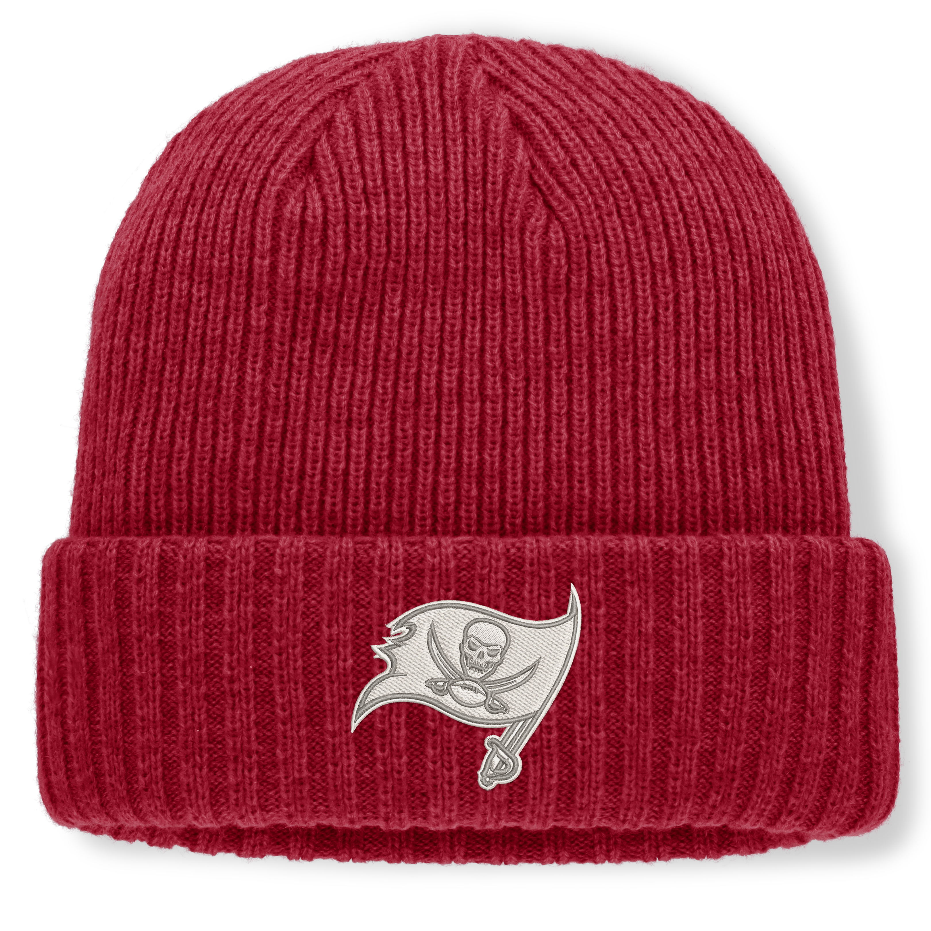 Men's Fanatics Heather Red Tampa Bay Buccaneers Cabin Cuffed Knit Hat