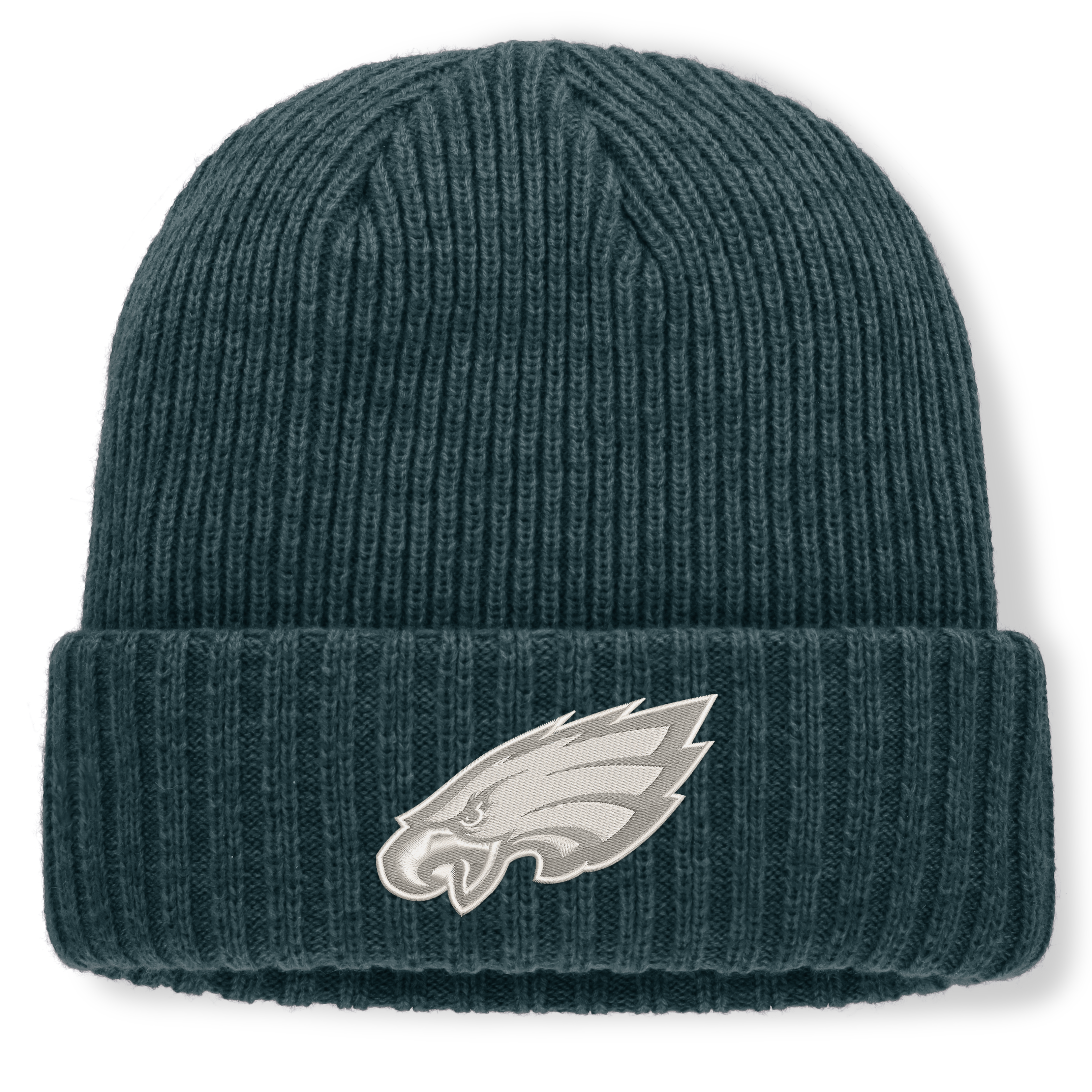 Men's Fanatics Heather Midnight Green Philadelphia Eagles Cabin Cuffed Knit Hat