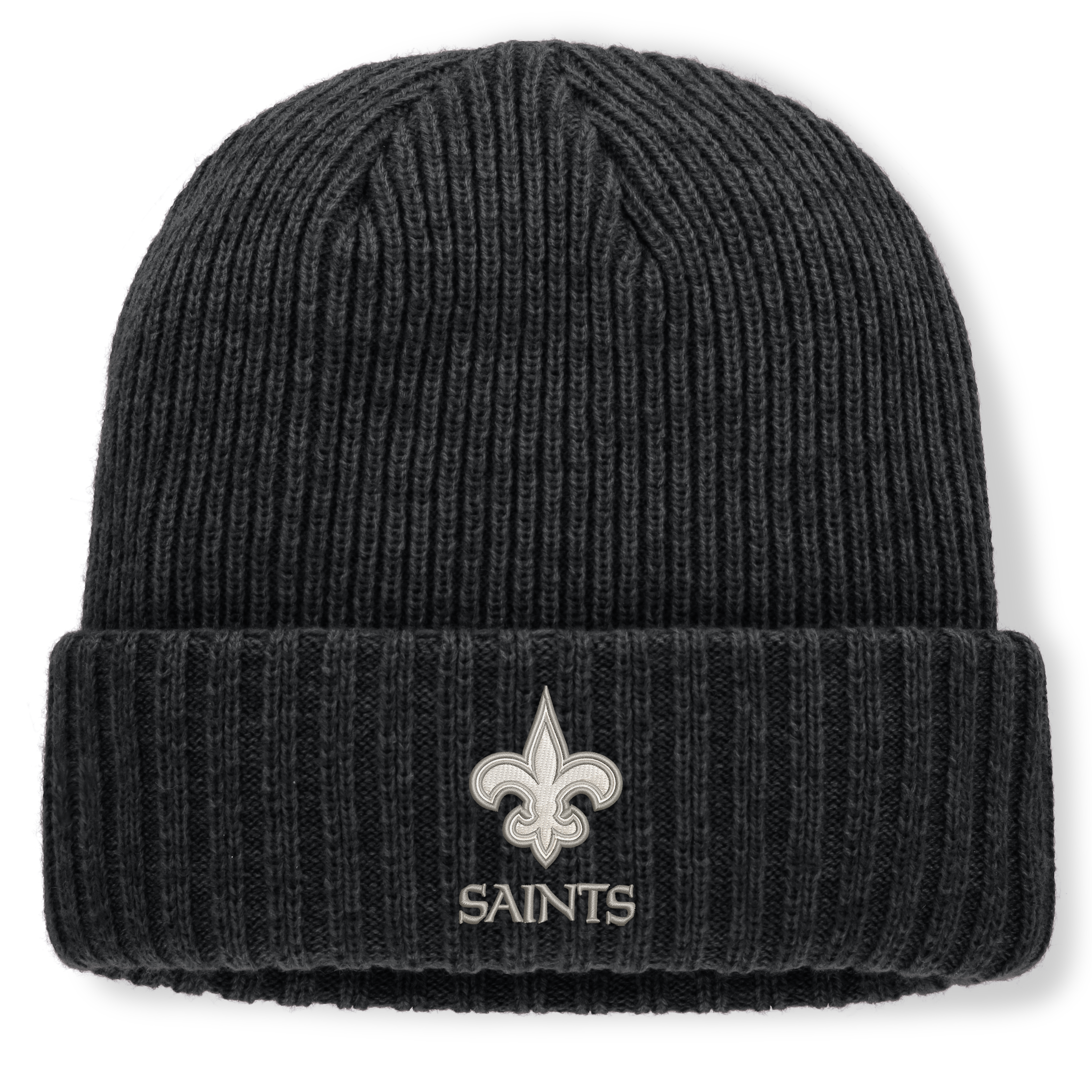 Men's Fanatics Heather Black New Orleans Saints Cabin Cuffed Knit Hat
