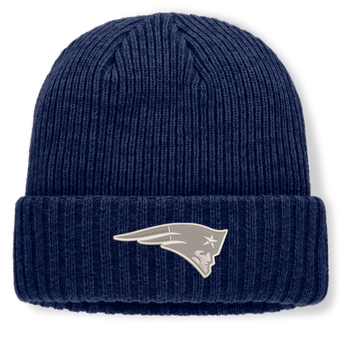 Men's Fanatics Heather Navy New England Patriots Cabin Cuffed Knit Hat