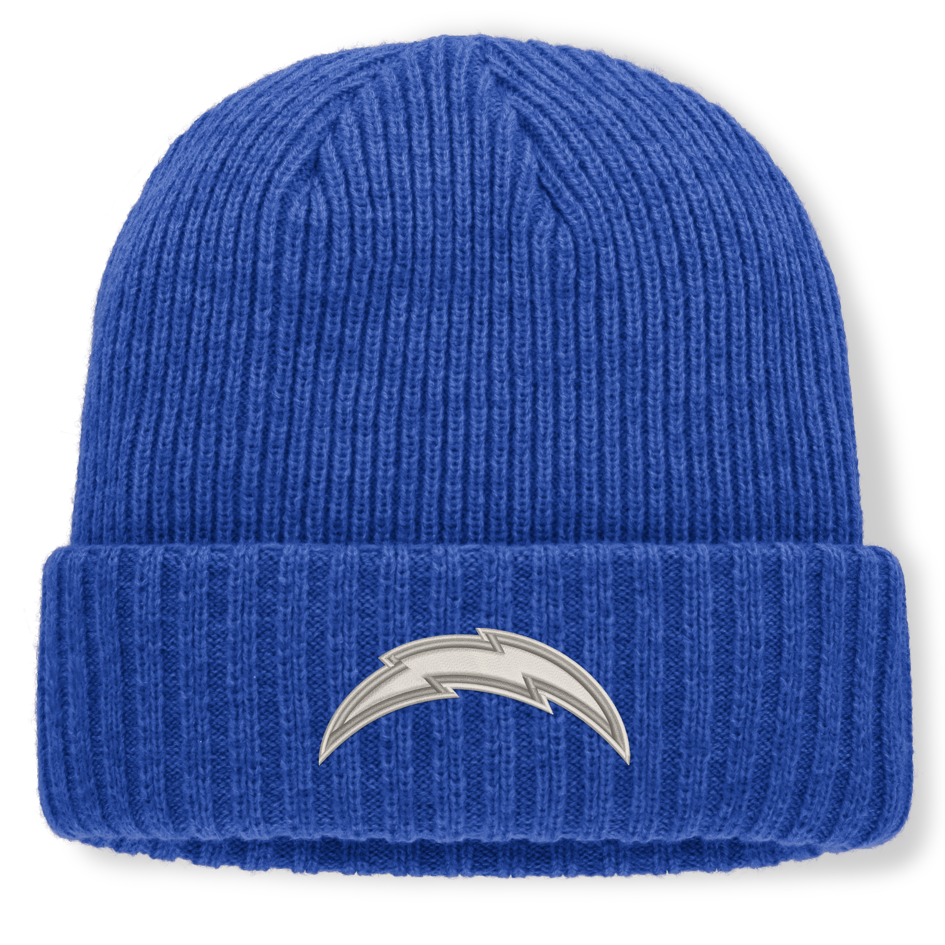 Men's Fanatics Heather Powder Blue Los Angeles Chargers Cabin Cuffed Knit Hat