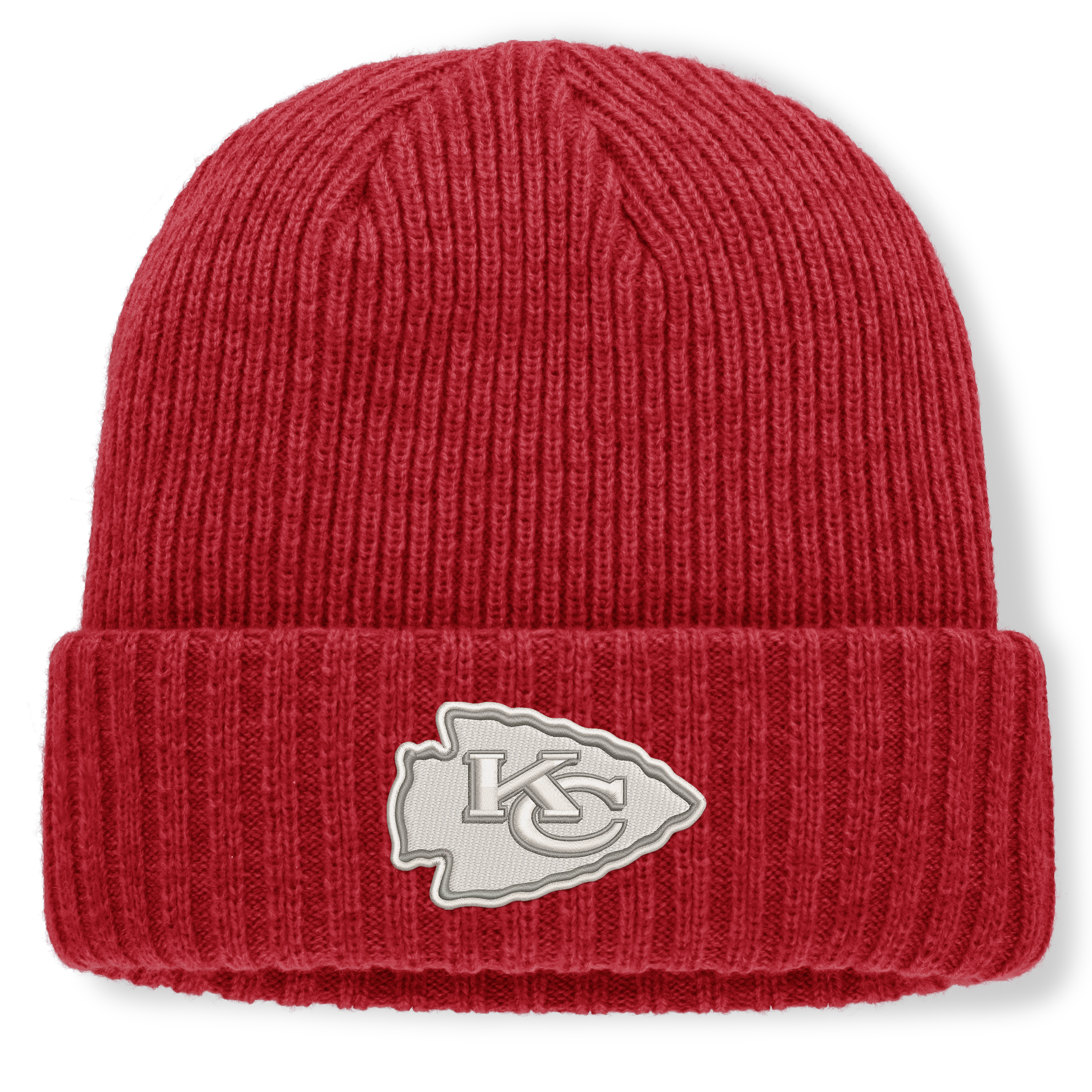 Men's Fanatics Heather Red Kansas City Chiefs Cabin Cuffed Knit Hat
