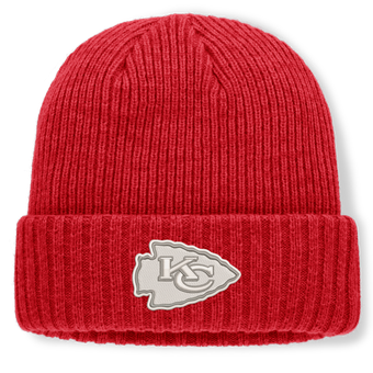 Men's Fanatics Heather Red Kansas City Chiefs Cabin Cuffed Knit Hat