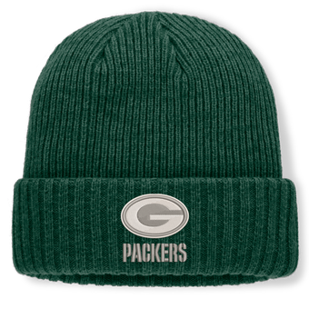 Men's Fanatics Heather Green Green Bay Packers Cabin Cuffed Knit Hat
