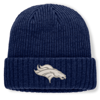 Men's Fanatics Heather Navy Denver Broncos Cabin Cuffed Knit Hat
