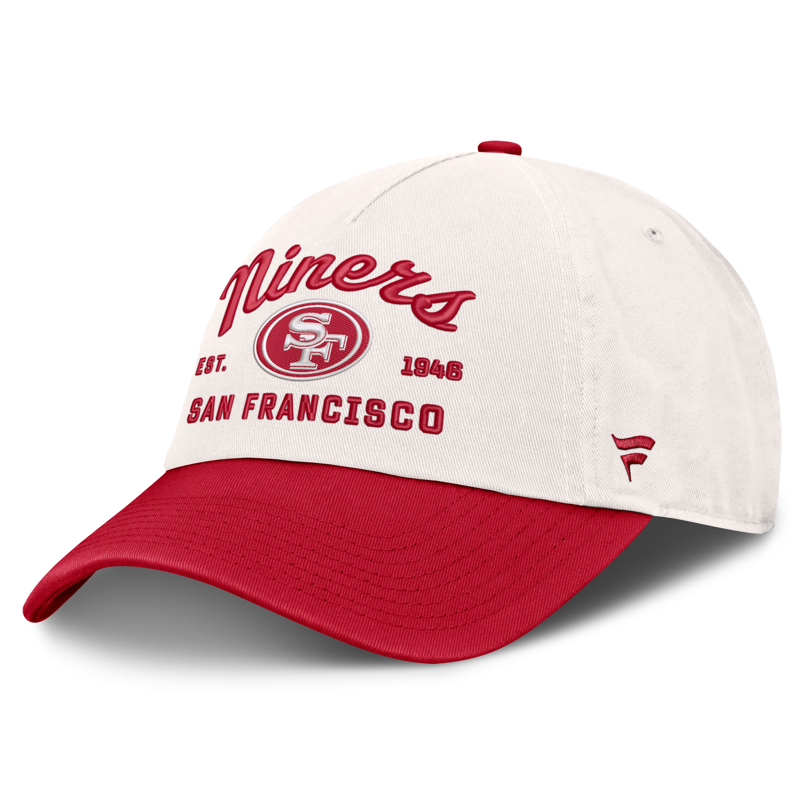 Women's Fanatics  Cream San Francisco 49ers Manifest Adjustable Hat