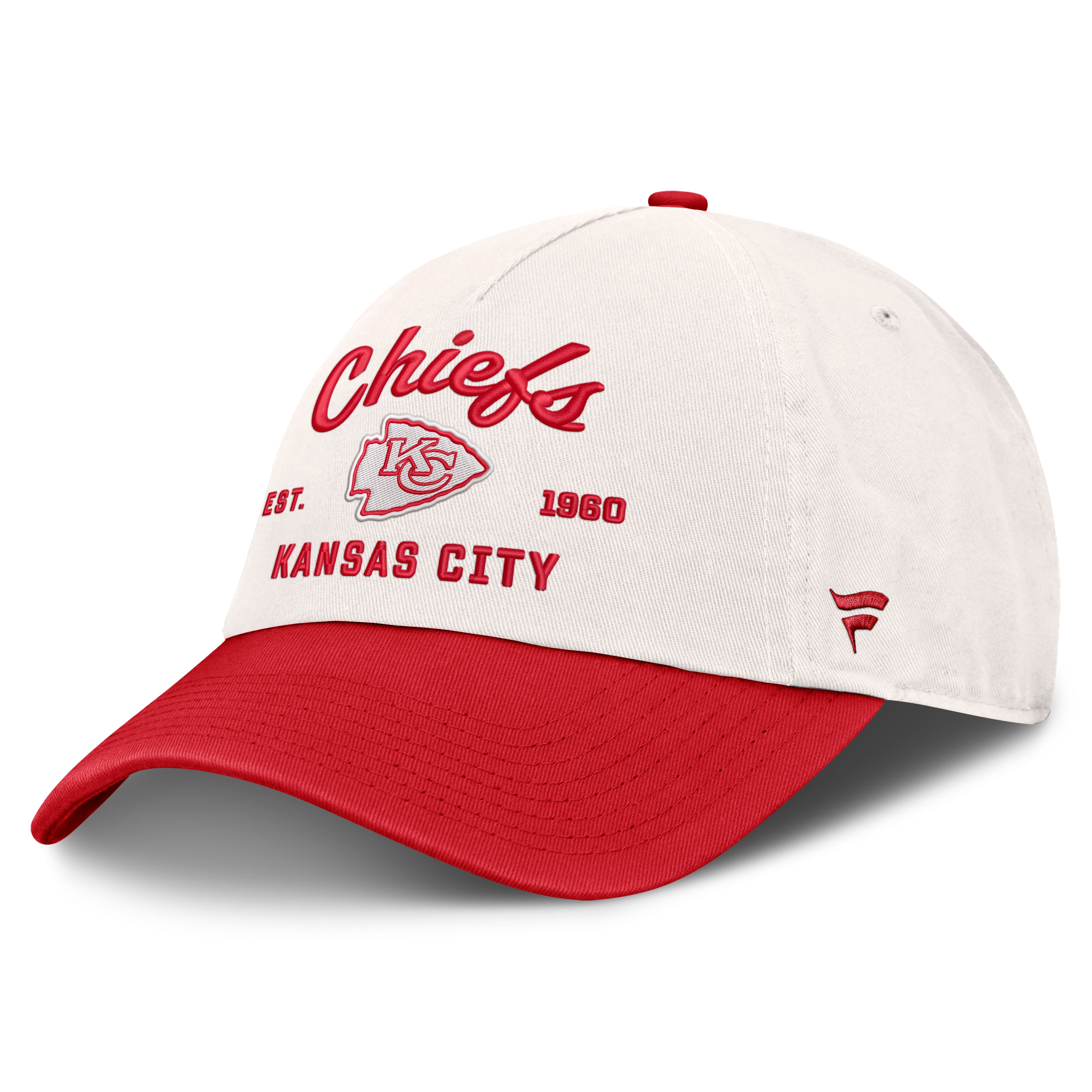 Women's Fanatics  Cream Kansas City Chiefs Manifest Adjustable Hat