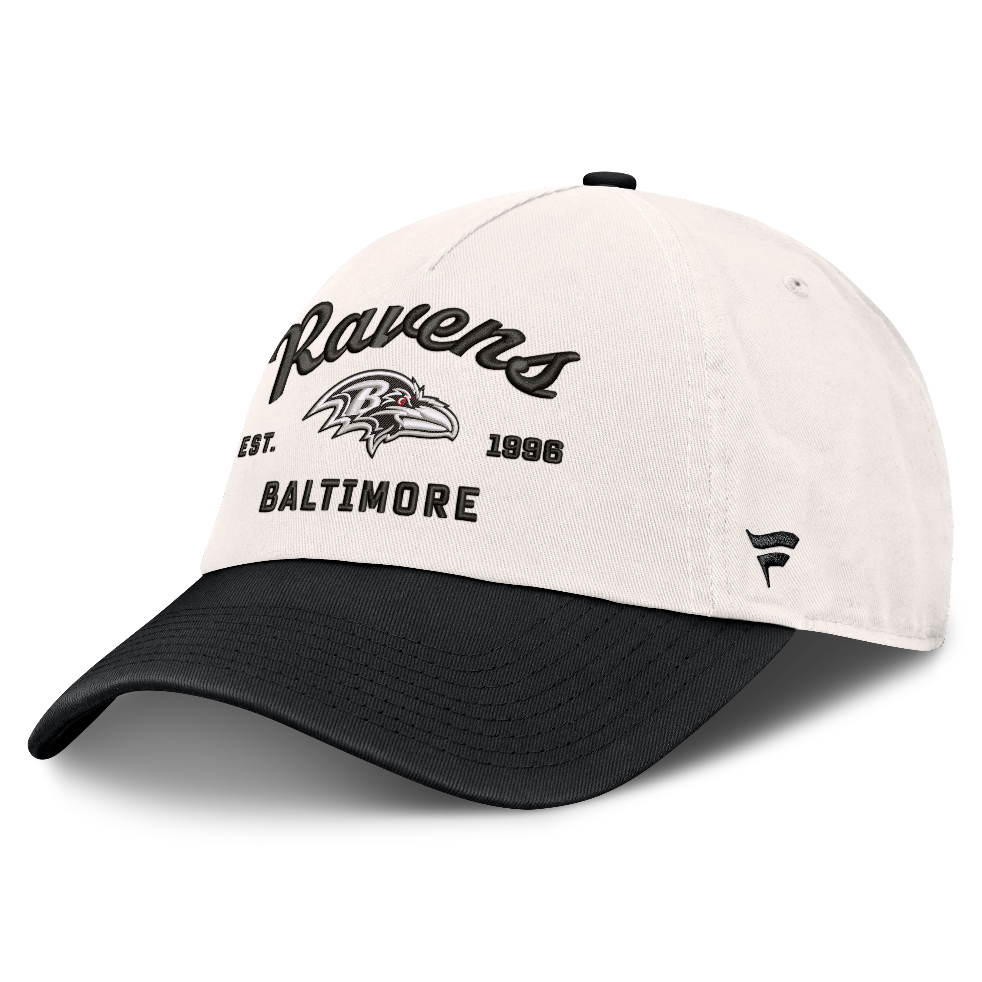 Women's Fanatics Cream Baltimore Ravens Manifest Adjustable Hat