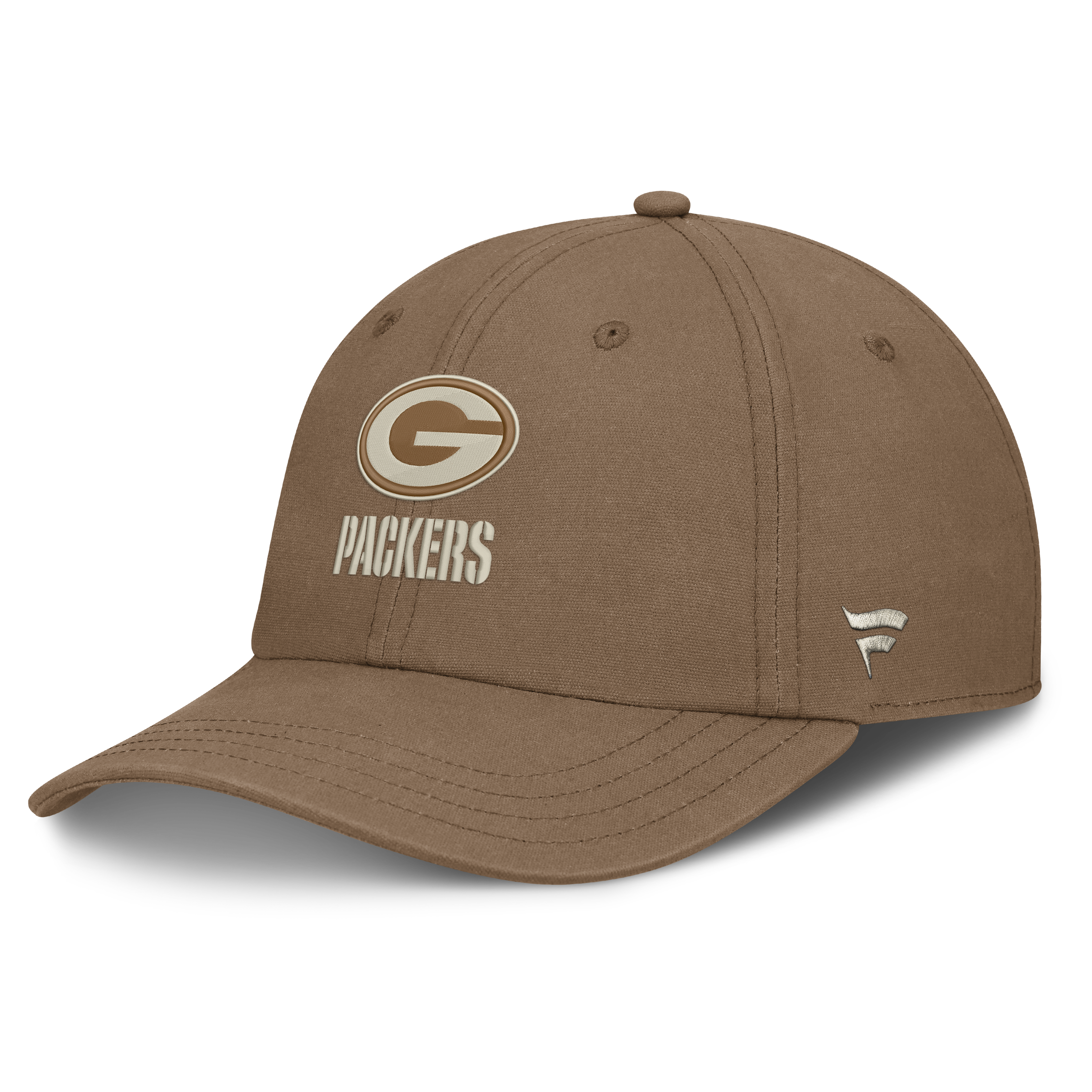 Men's Fanatics Brown Green Bay Packers Herth Adjustable Hat