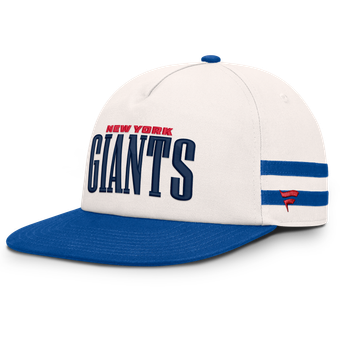 Men's Fanatics Cream/Royal New York Giants Heritage Doubleback Golfer Adjustable Hat