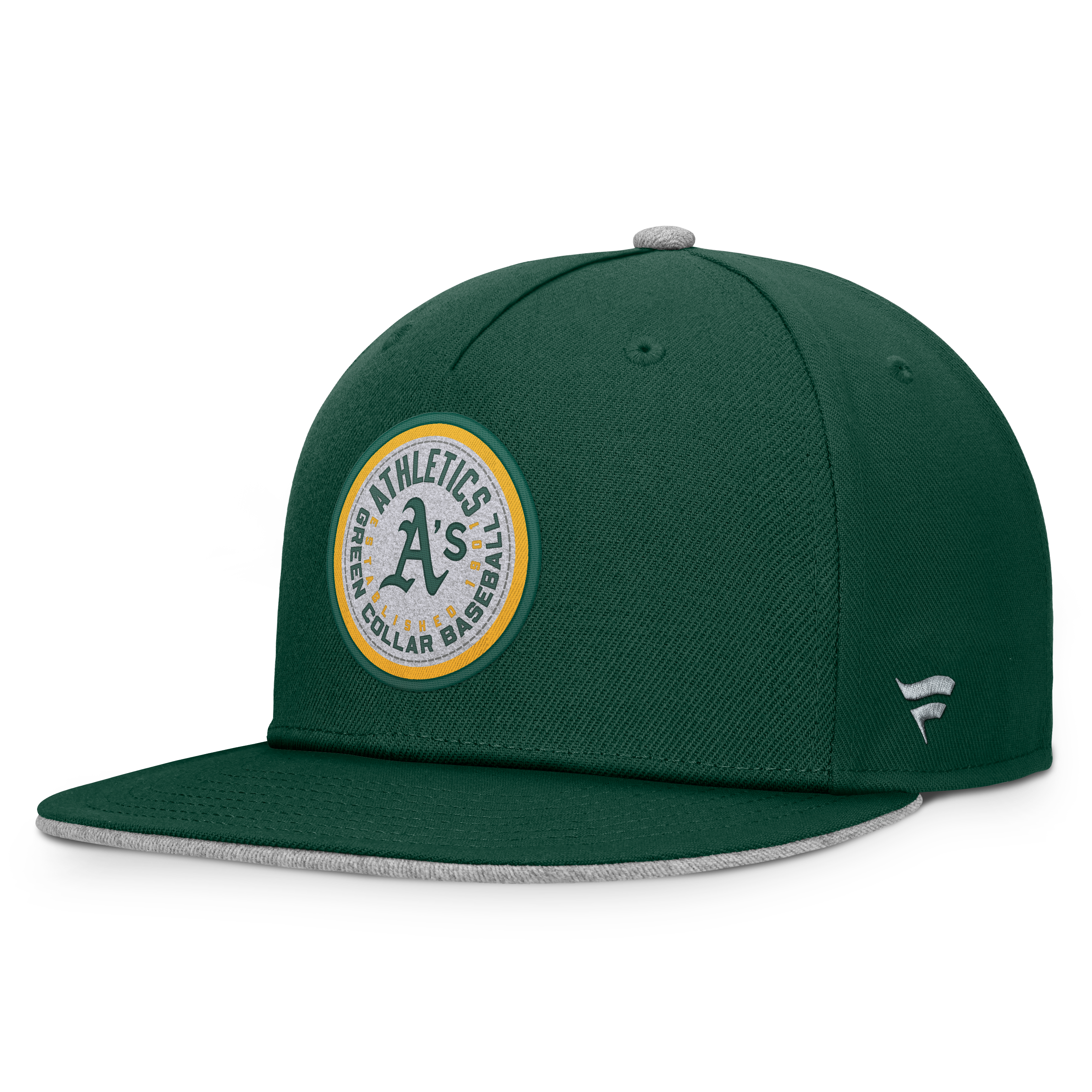 Men's Fanatics Green Athletics Velo Snapback Hat