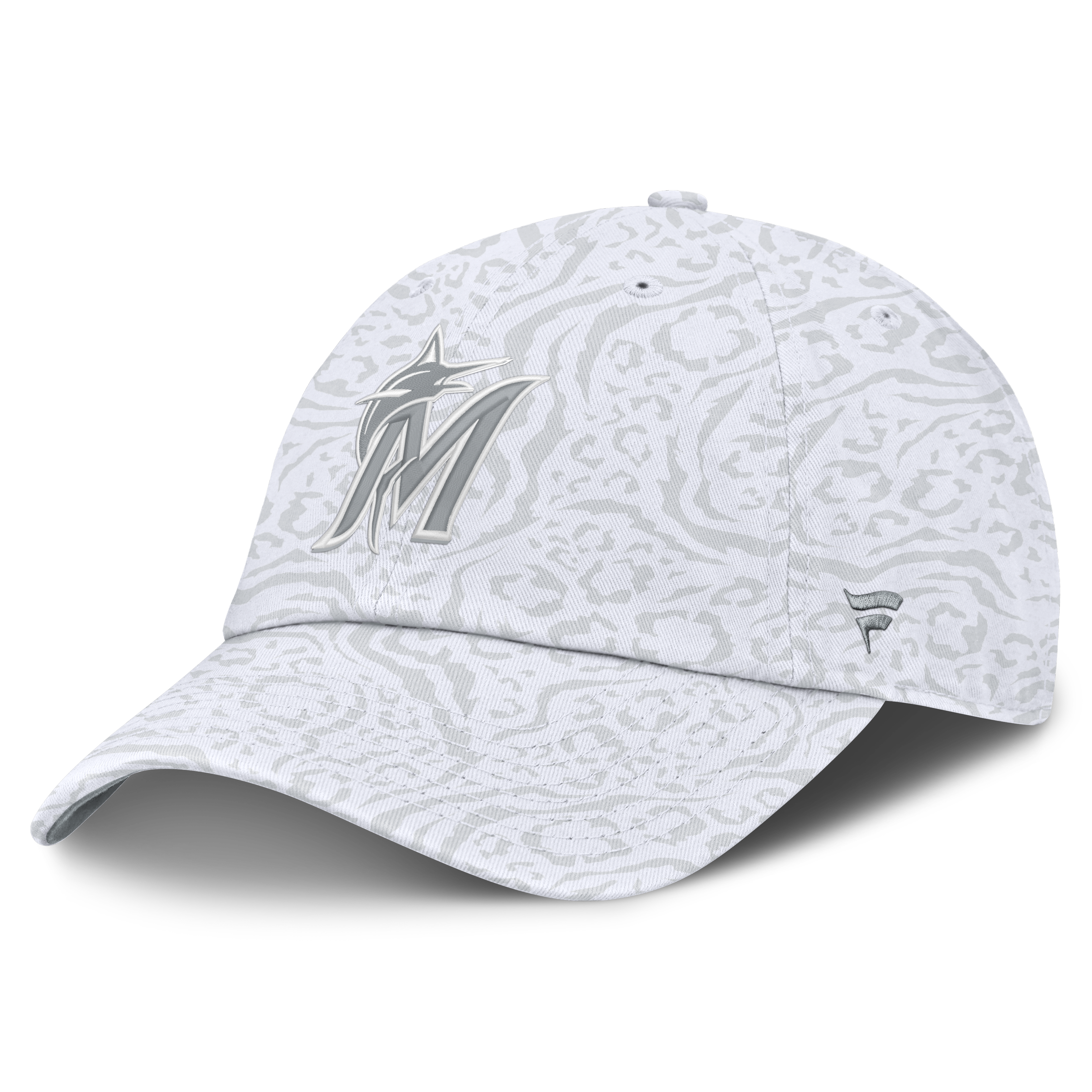 Women’s Fanatics White Miami Marlins Umbra Adjustable Hat Women’s Fanatics White Miami Marlins Umbra Adjustable Hat